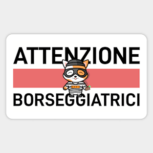 Attenzione Borseggiatrici Magnet